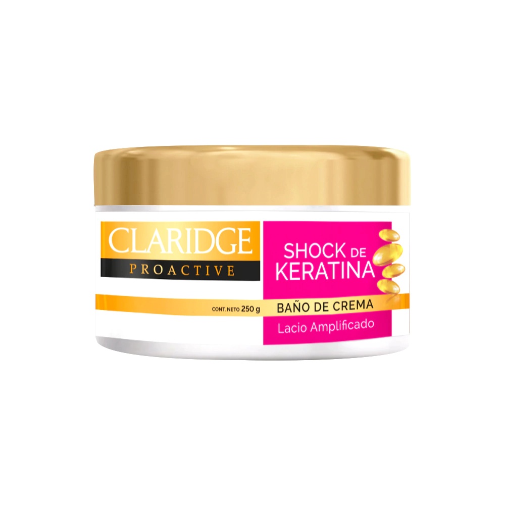 Claridge Baño de crema con Keratina x250g