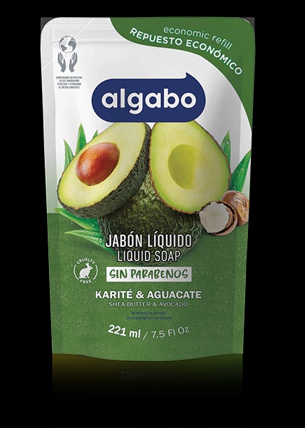 algabo jabon liquido x 220 karite y aguacate