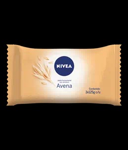 nivea jabon tocador avena x 3