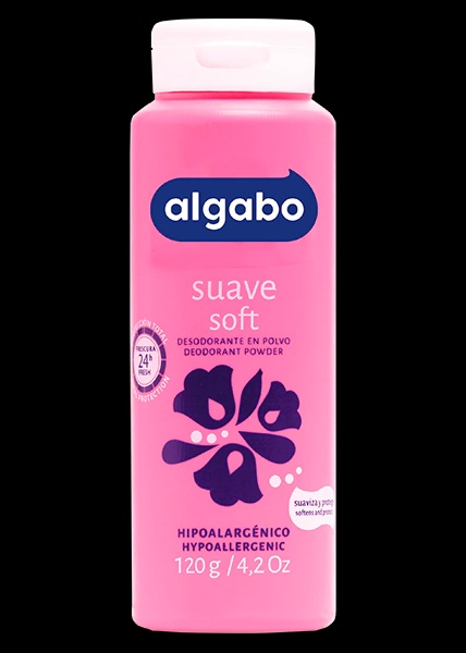 algabo talco rosa x120 grm 