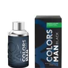Benetton colors black men x100ml