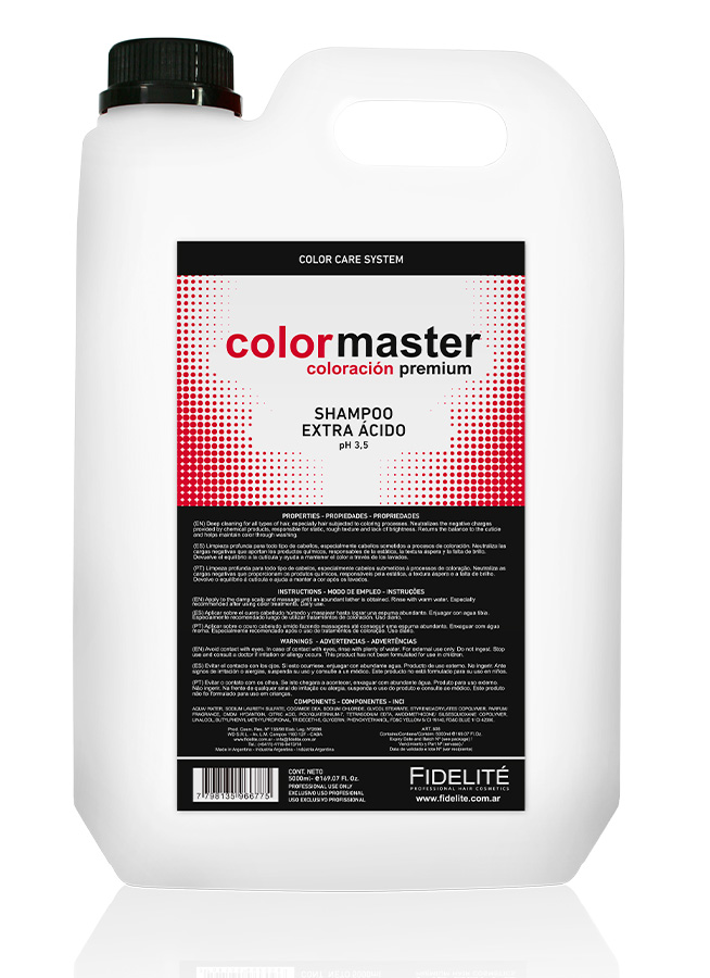 Fidelite Color Master Shampu Acido x5l