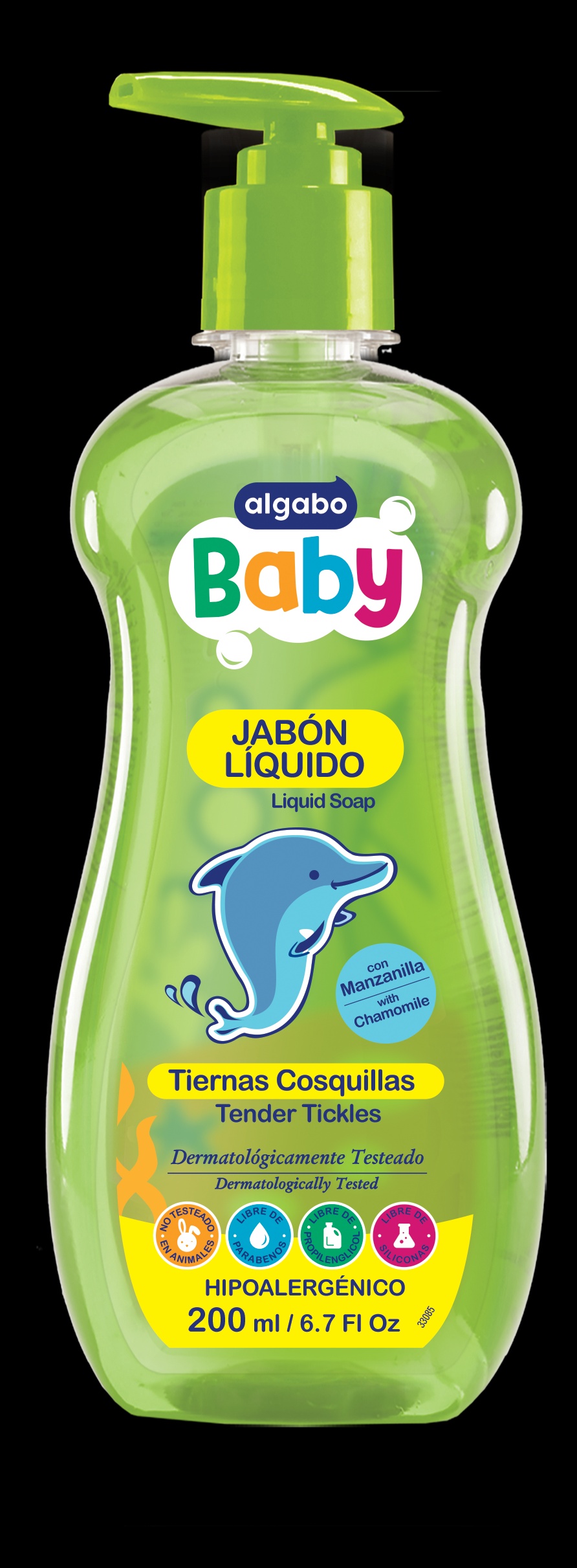 algabo baby jabon liquido x 200