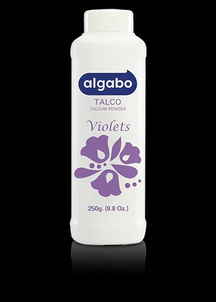 Algabo talquera Violetas x250g