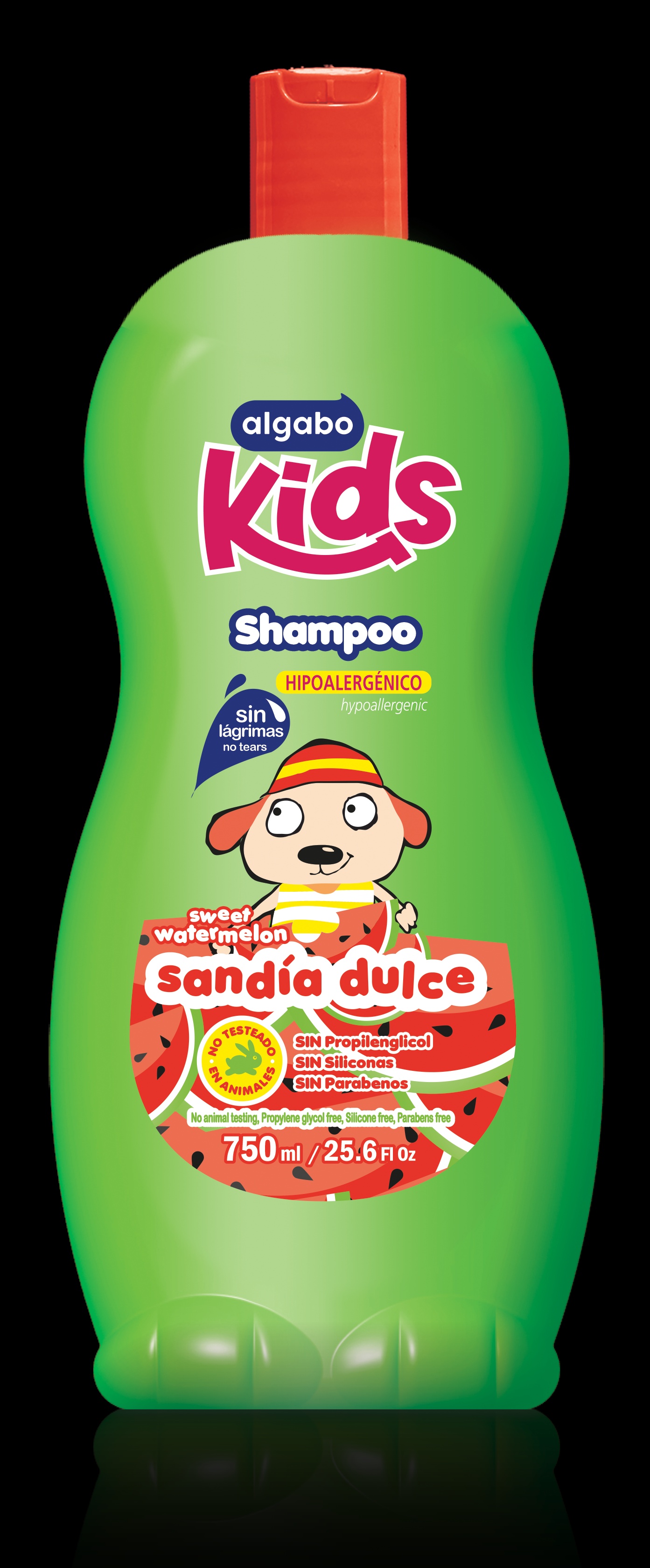 Algabo Kids Sh. x750ml Sandia
