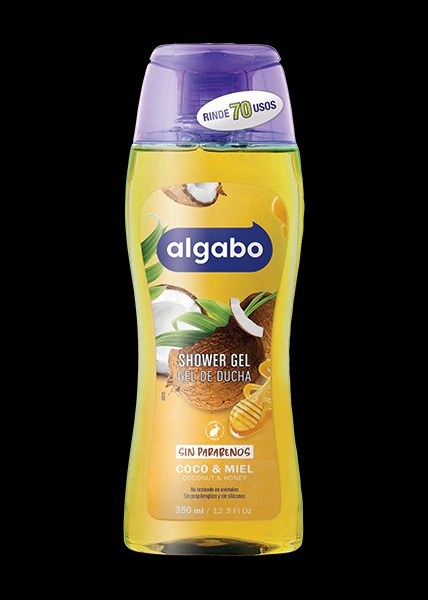 algabo gel de ducha x 350 coco y miel