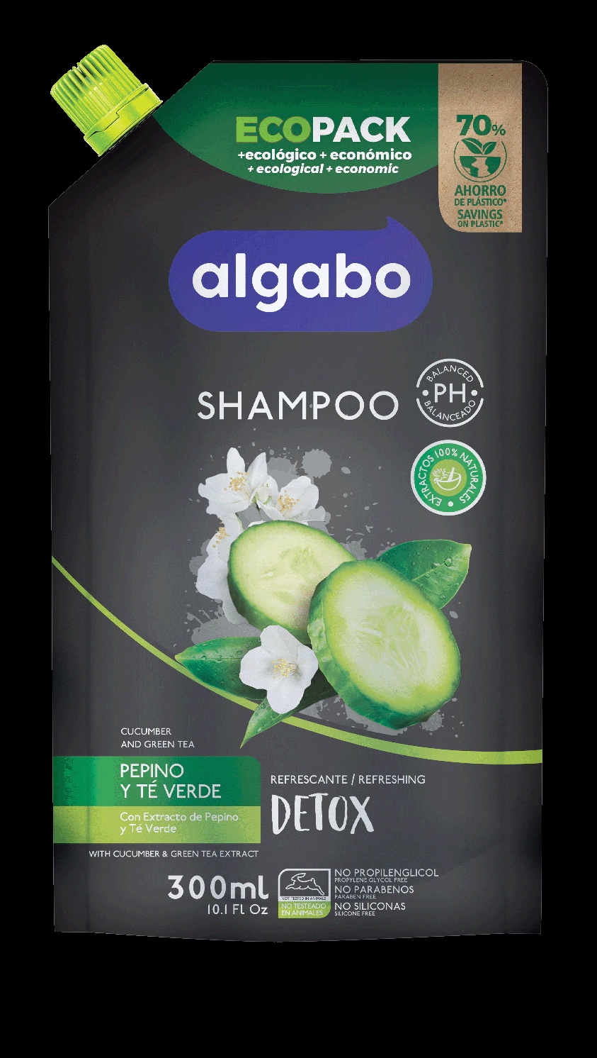Algabo Sh. x300ml Dp. Detox