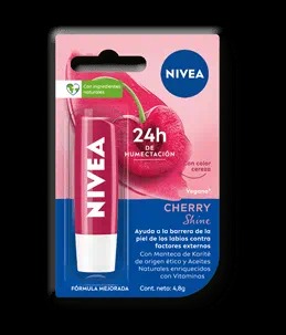 nivea labello lapiz lip care cherry 