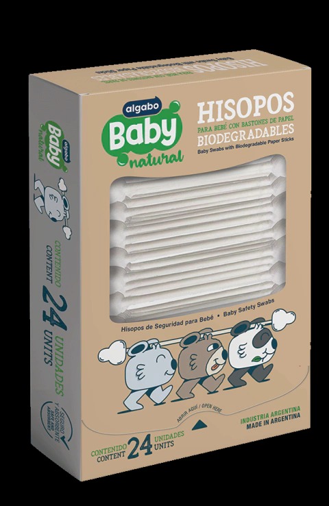 Algabo Baby Hisopos Nat. x24