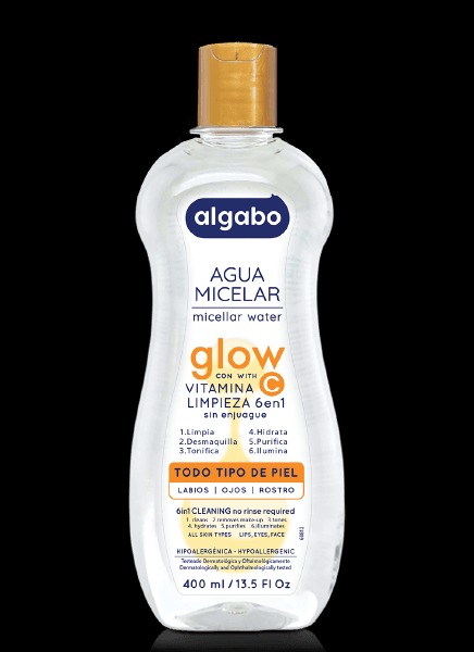 algabo agua micelar glow x 400