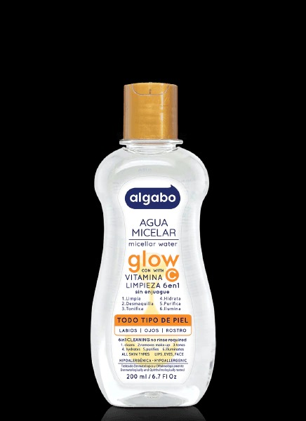 algabo agua micelar glow x 200