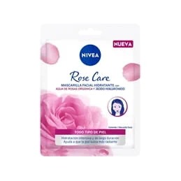 nivea mascara x 1 facial tela de agua rosas