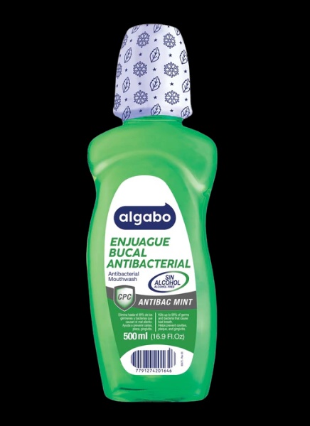 ALGABO enju bucal antibac intese mint x 500