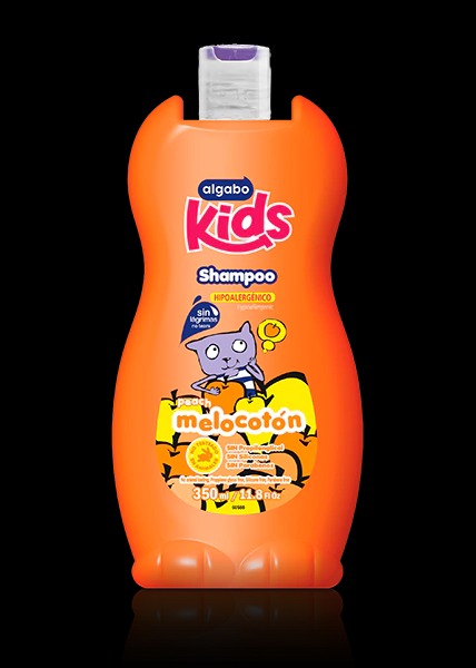 Algabo Kids Sh. x350ml  Durazno