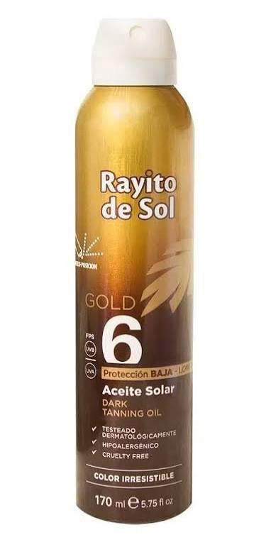 Rayito de sol Aceite FPS 6x195ml aerosol