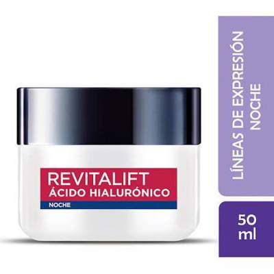 L'oreal Revitalift crema acido hialuronico noche
