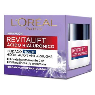 L'oreal Revitalift crema acido hialuronico noche