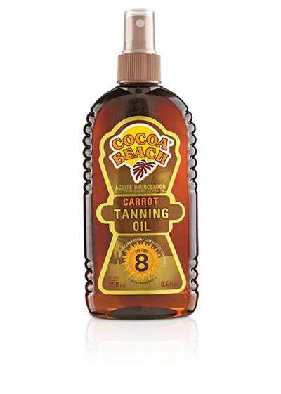 Cocoa Beach aceite c/zanahoria FPS8 x250ml