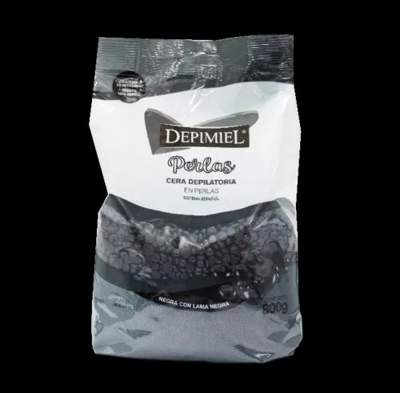 Depimiel cera perlas x 800g Negra