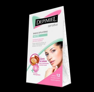 Depimiel bandas para rostro hipoal.
