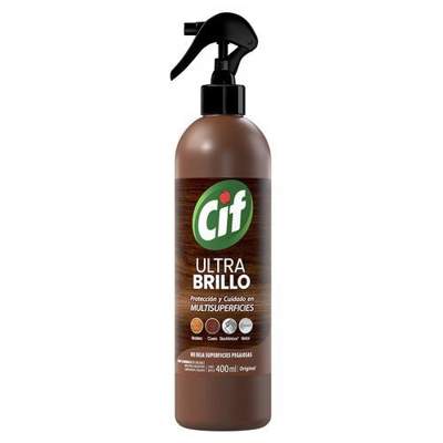 Cif spray multisuperficies ultra brillo x400ml