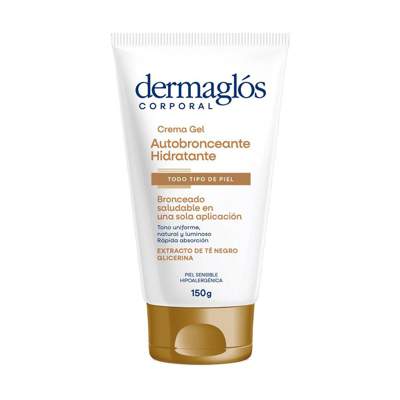 Dermaglos crema corporal Autobronceante x150