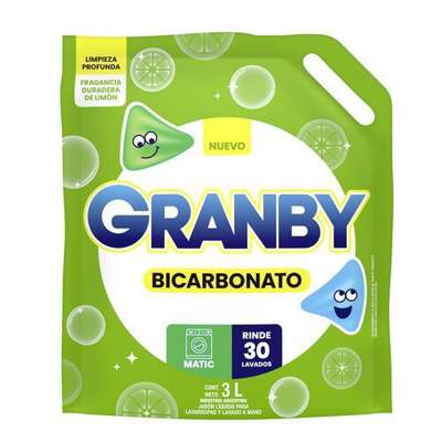 Granby jabon liquido limon x3 lt