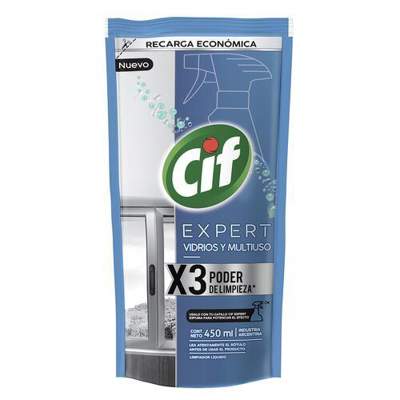 cif limp vidrio expert x 450