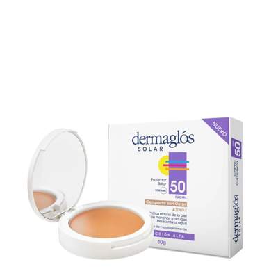 Dermaglós solar crema Compac c/color fps50 tono2