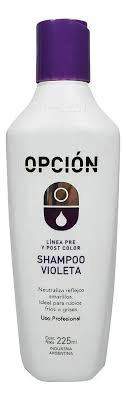 OPCION shampu violeta x 225 