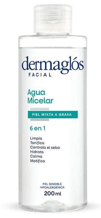 DERMAGLOS agua micelar x 200 piel mixta
