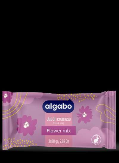 Algabo Jabon 3x80g flower mix
