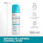 Dermaglos facial espuma limpieza x150 ml acne