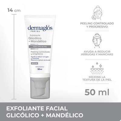 Dermaglos Exfoliante x50 ml Glicol+mandelico