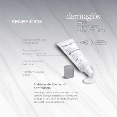 Dermaglos Exfoliante x50 ml Glicol+mandelico