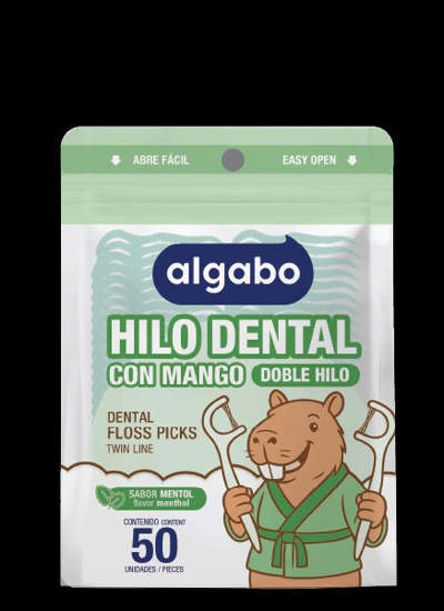 Algabo Hilo Dental con mango