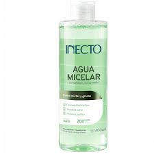 Inecto agua micelar x 400 ml  piel mixta