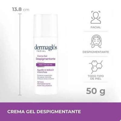 Dermaglos crema gel facial x50g despigmentante