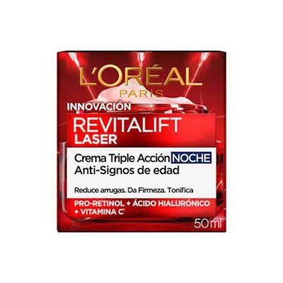 L'oreal Revitalift Laser Cr. Noche T. accion x50ml